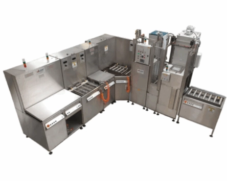 Penetrant testing line equipment