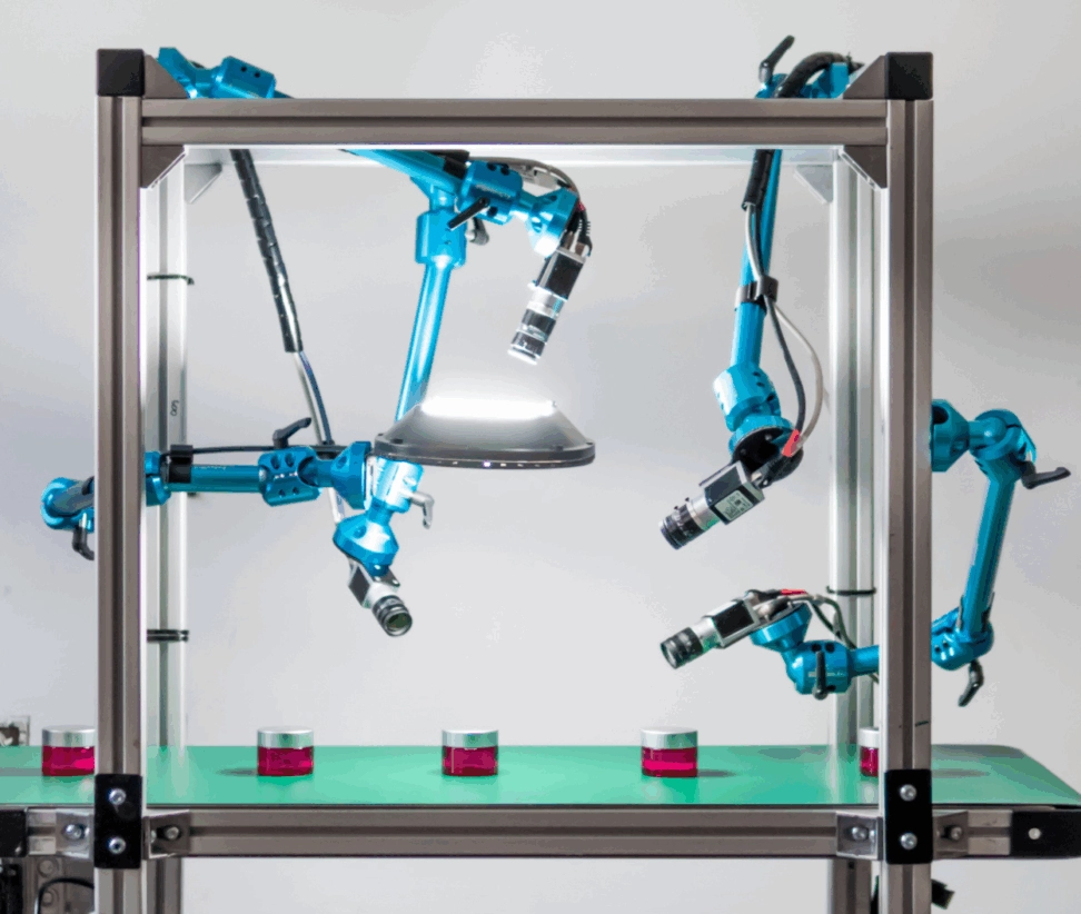 Spark, automated visual quality inspection tool inspecting cosmetics packaging